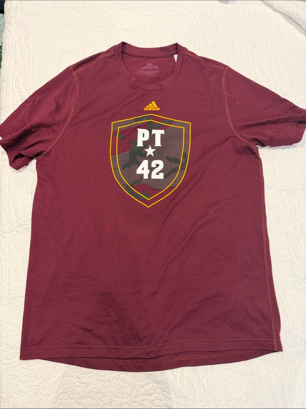 Pat Tillman adidas athletic tee large